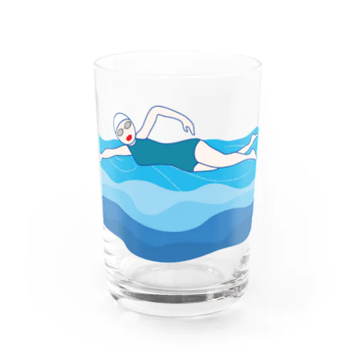 赤い唇のクロール Water Glass