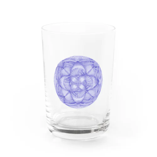 華曼荼羅　（青） Water Glass