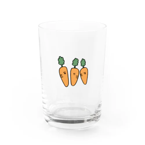 なんぼんでもニンジン Water Glass