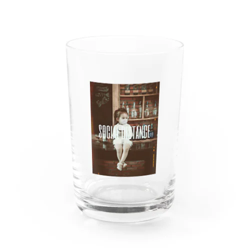 【social distance】 Water Glass