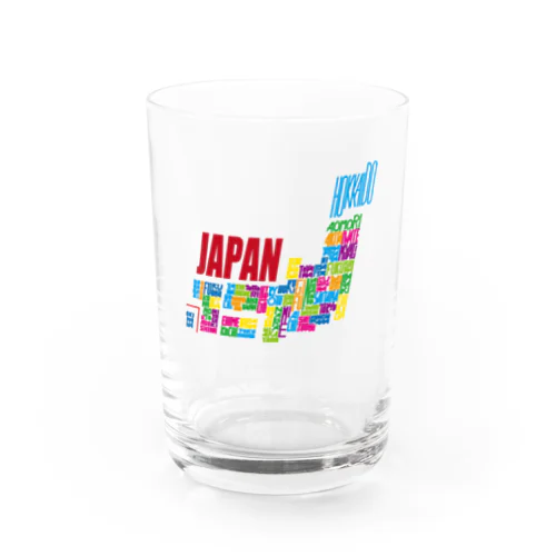 日本地図 Water Glass