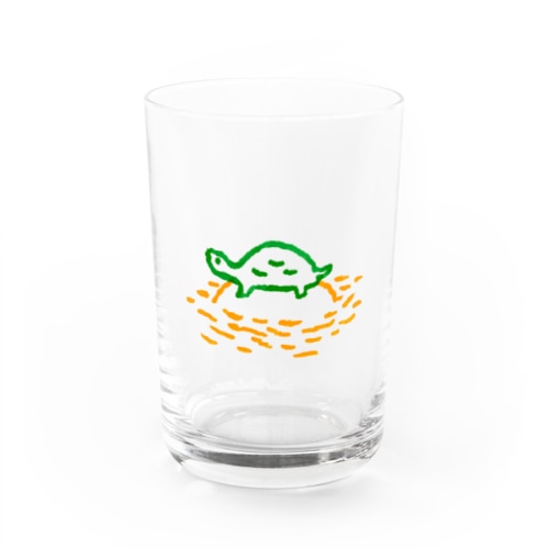 日向ぼっこ（カラー） Water Glass
