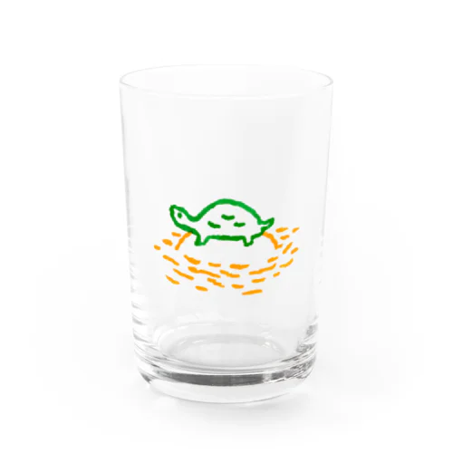 日向ぼっこ（カラー） Water Glass