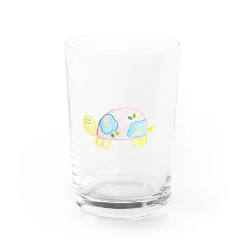 おしゃれなカメさん Water Glass