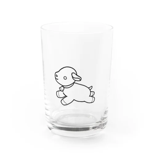 やぎ　フリフリちゃん Water Glass