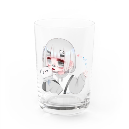しろいチャン Water Glass