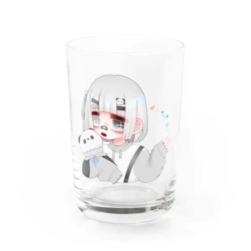 しろいチャン Water Glass