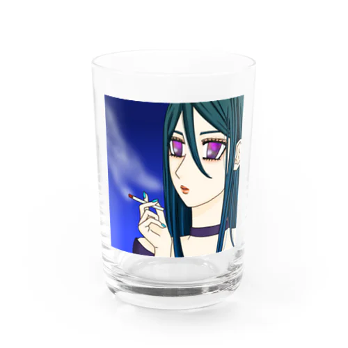 クールタバコ女子 Water Glass