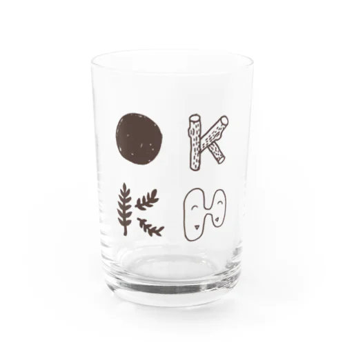 OKKH/brown  Water Glass