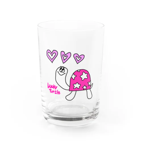 lucky turtle Water Glass