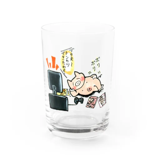 ダイエットをやめちゃった豚🐷 Water Glass