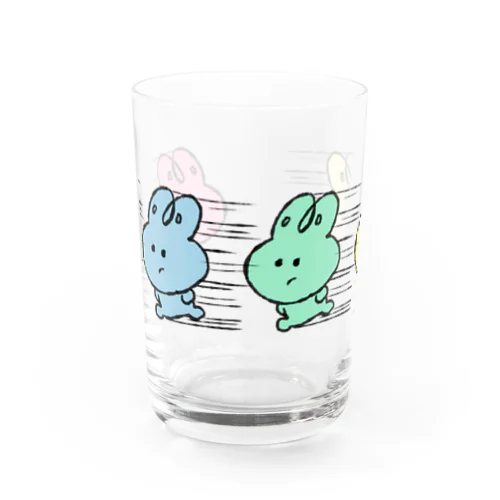 ダッシュうさ Water Glass