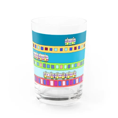 線路はつづくよ、どこまでも。 Water Glass