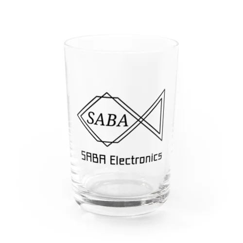 SABAロゴ(白) Water Glass