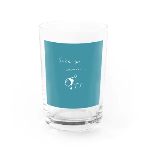 酒がうまい Water Glass