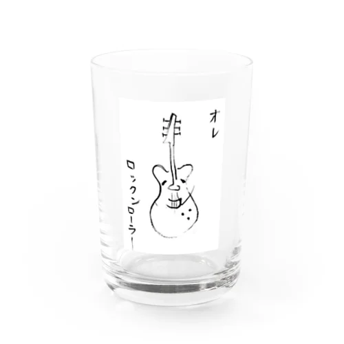 オレ　ロックンローラー Water Glass