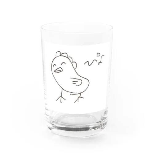 にわとりさん Water Glass