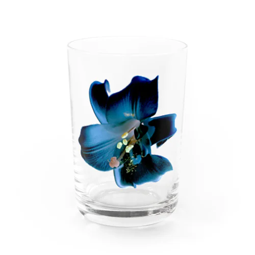 Lily (Denim Colour) Water Glass