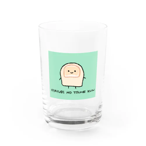 親指の爪くん Water Glass