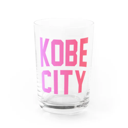 神戸市 KOBE CITY Water Glass