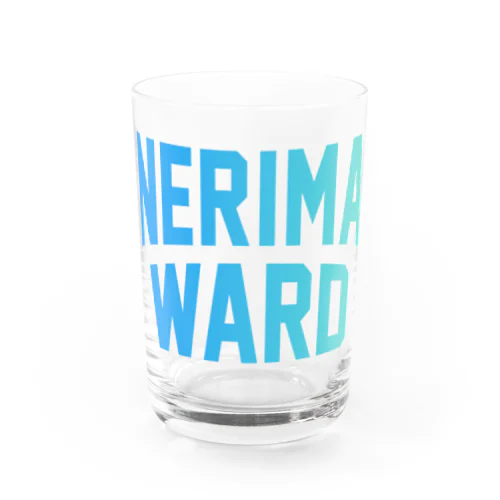 練馬区 NERIMA WARD ロゴブルー　 Water Glass