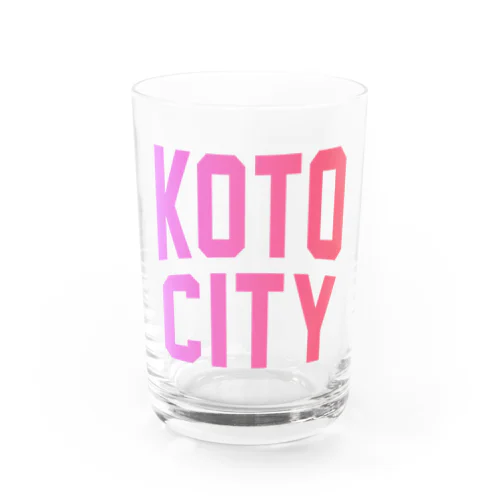 江東市 KOTO CITY Water Glass