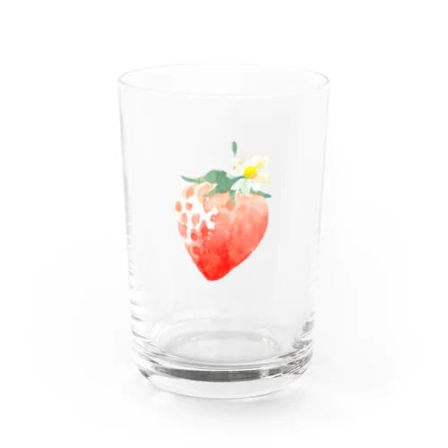 いちごのグラス Water Glass