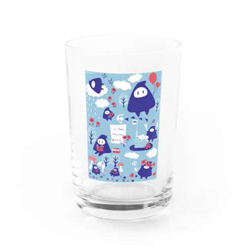 幸せの小人さんいろいろ Water Glass