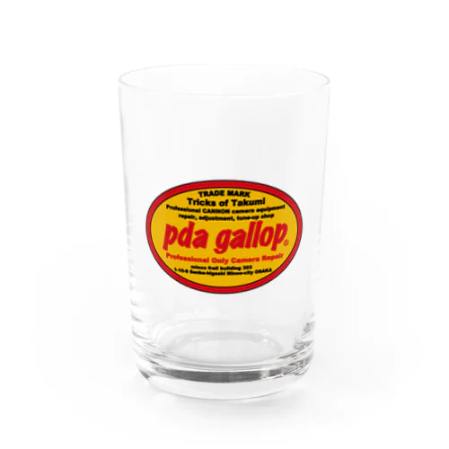 PDA OVAL LOGO Water Glass