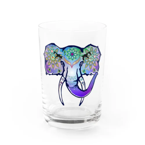 エレファントイラスト Water Glass