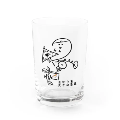 舌切り雀 大きな葛籠 Water Glass