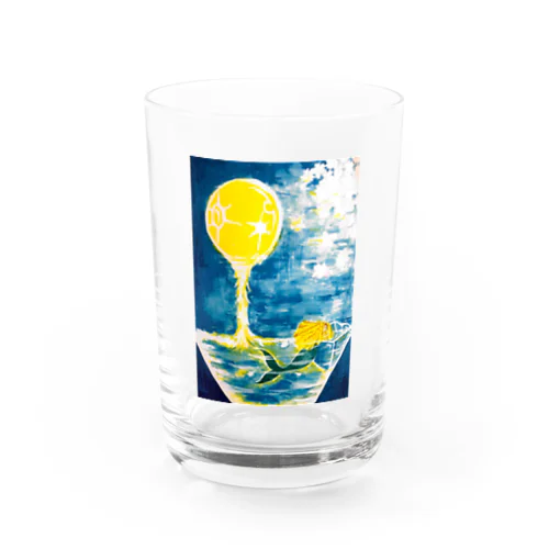 月の雫　氷 Water Glass