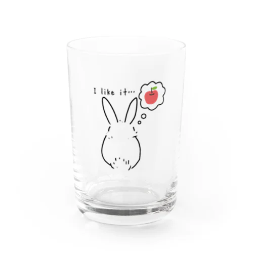 I like it...(りんご) Water Glass