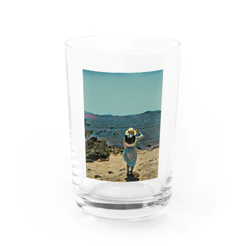 Sea girl Water Glass