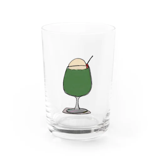 メロンフロート Water Glass