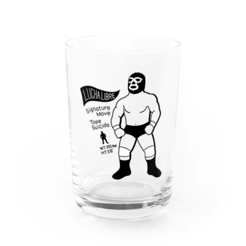 LUCHA LIBRE#100 Water Glass