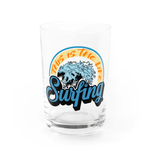 surfing life! Water Glass