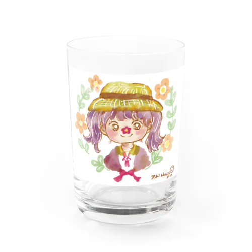 麦わら帽子の女の子シリーズ。 Water Glass