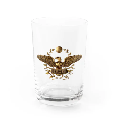 ローマ帝国 SPQR Water Glass