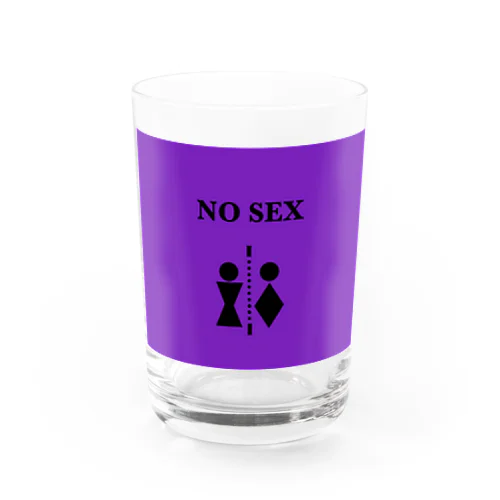 nosex ロゴ Water Glass