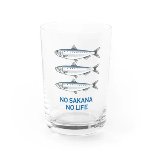 ノー魚　ノーライフ Water Glass