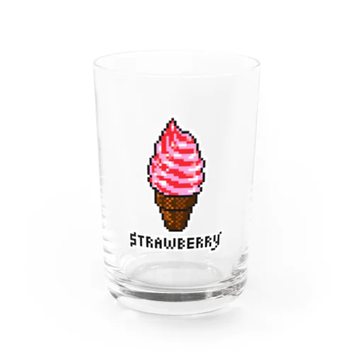 Strawberry Water Glass