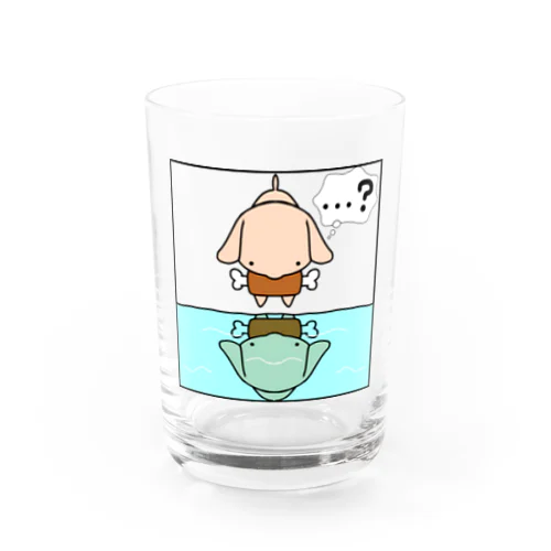 よくばりな犬 Water Glass