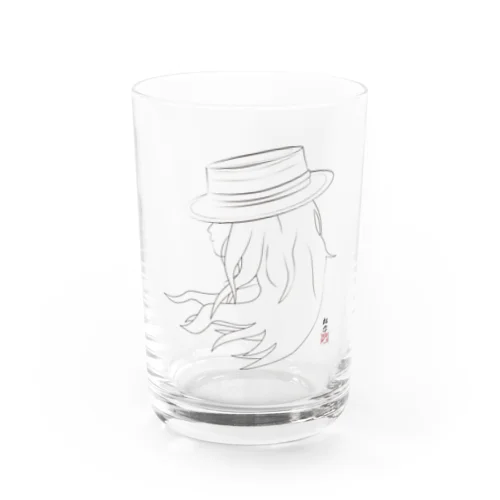 今だけ値下げ中！　令和Girl「線画バージョン」 Water Glass