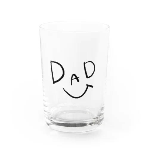 仲良し家族。【dad】 Water Glass