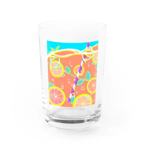 ピンクレモネード Water Glass