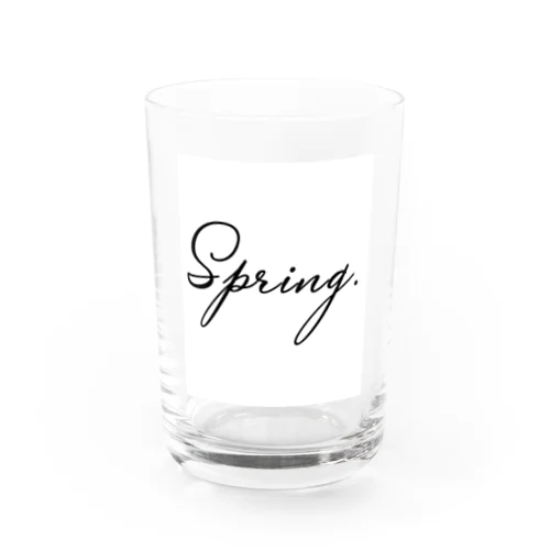 Spring.  Water Glass