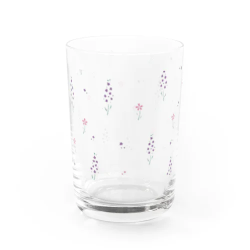 秋のおはなのグラス Water Glass