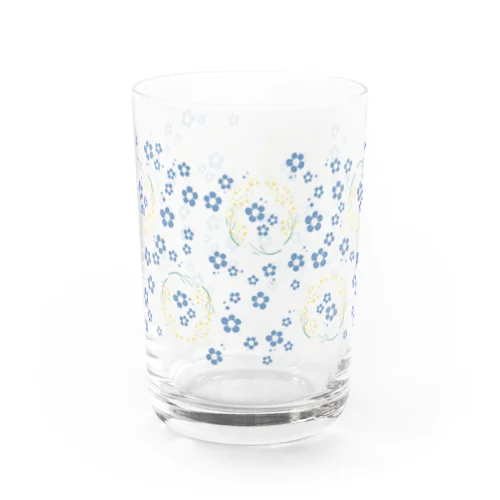 春のおはなのグラス Water Glass