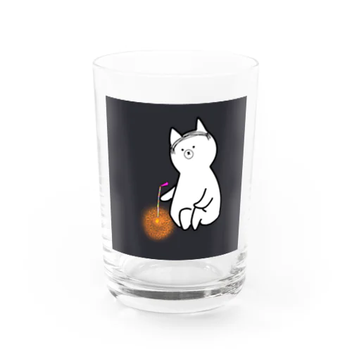 夏の終わりとバーコード犬 Water Glass